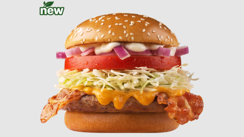 McDonald's green tea burger