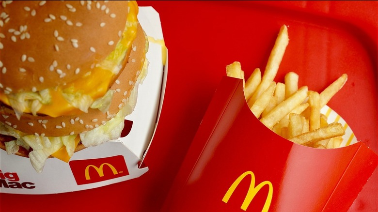 McDonald's Big Mac with fries