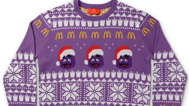 Grimace christmas sweater