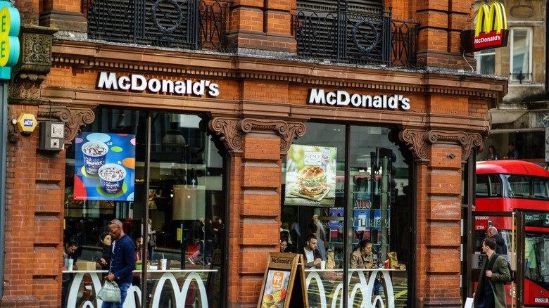 mcdonald's london storefront