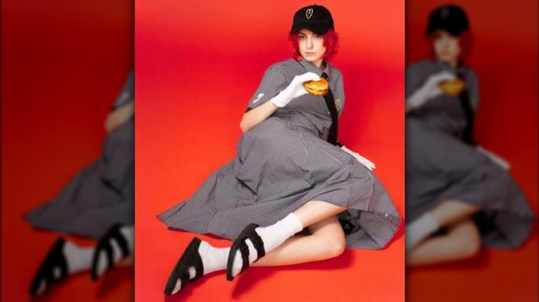 Person wearing the McDonald's x Vain collab