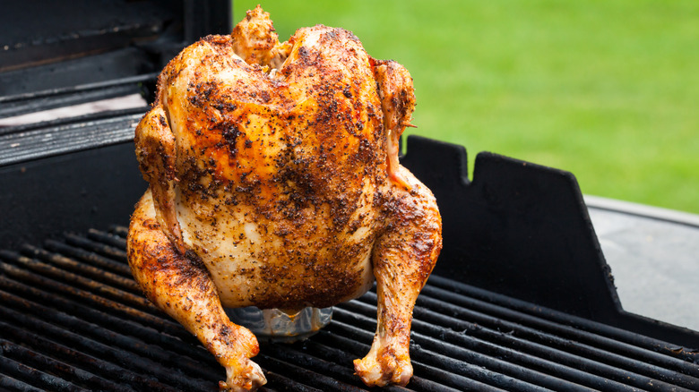 grilled beer can chicken
