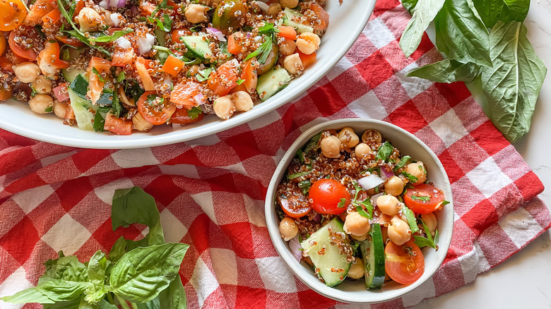 quinoa salad in bowl