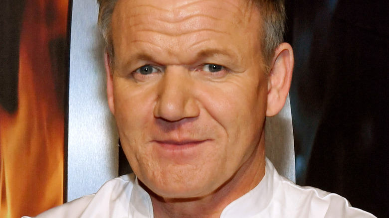 Gordon Ramsay in chef's coat