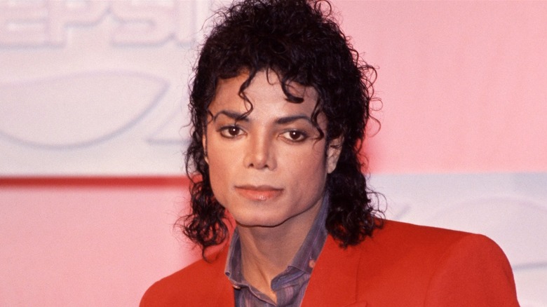 Michael Jackson at a red carpet event