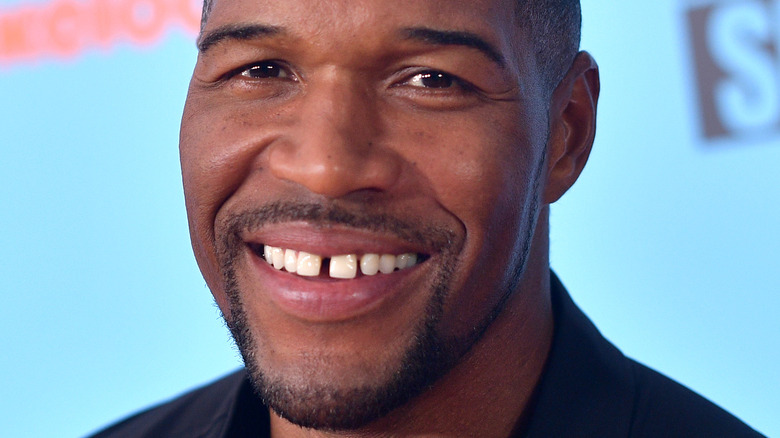 Michael Strahan smiling