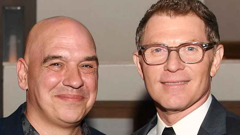 Michael Symon and Bobby Flay