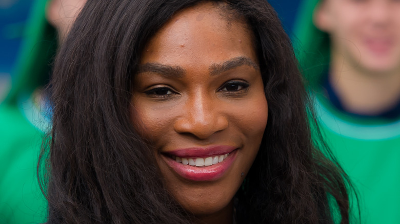 Serena Williams smiling