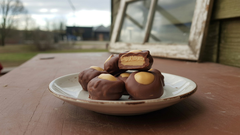 homemade buckeye candies