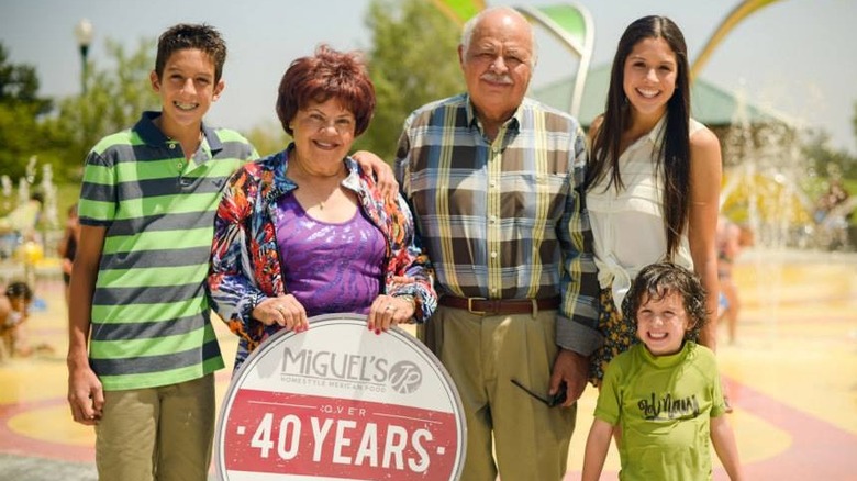 Maria and Mike Vasquez with family