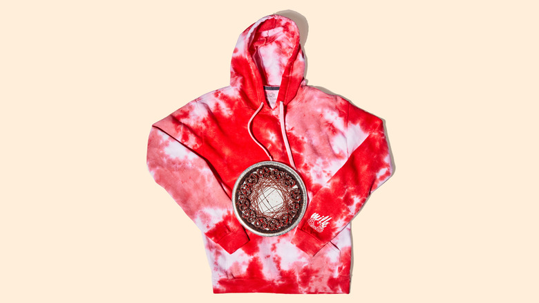 Hoodie with pie on top