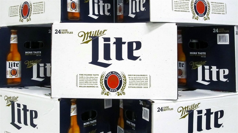 Miller Lite cases