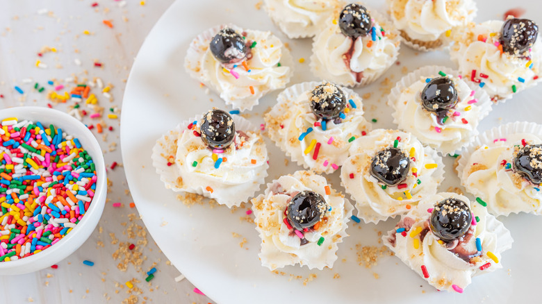 Mini Ice cream cupcakes