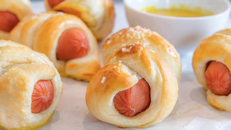 Mini Pretzel Dogs