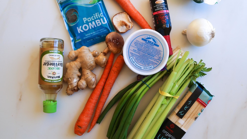 ingredients for miso soup