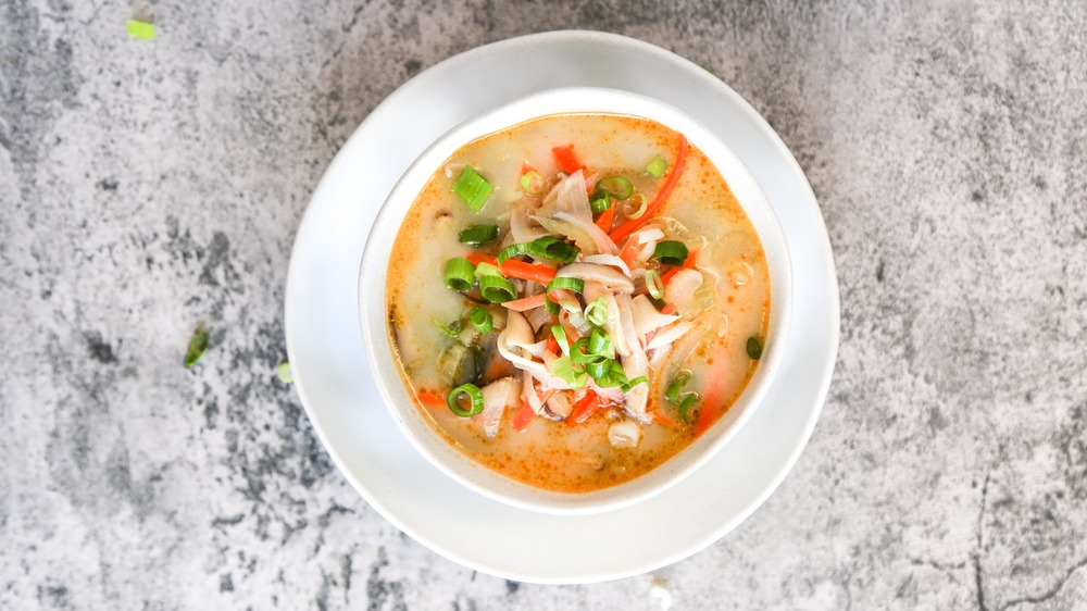 miso soup serving