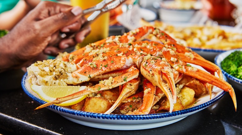 Red Lobster crab plate