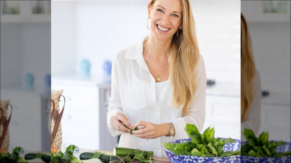 Lisa Bryan preparing food