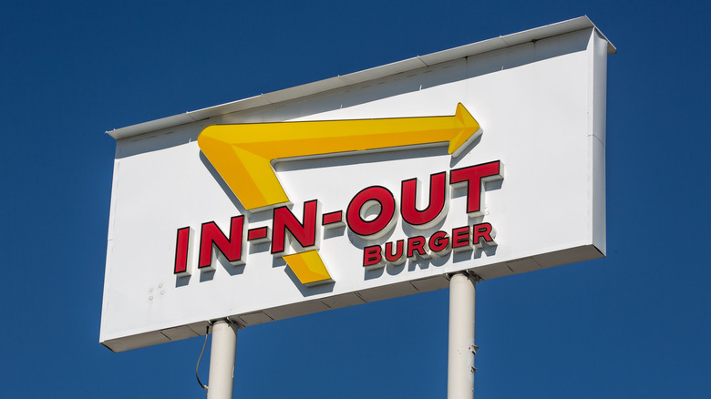 In-n-Out Burger sign