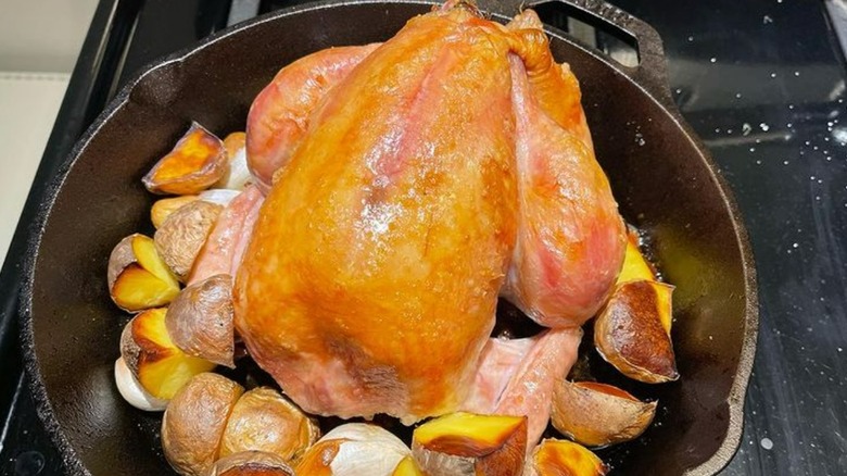 Roast Chicken with vegetables