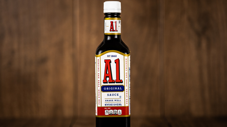 bottle of A.1. Sauce 