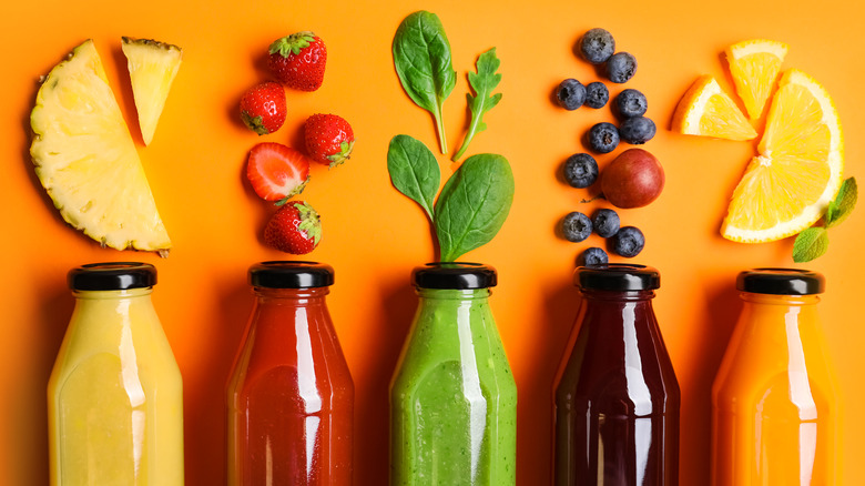 assorted fruit juices