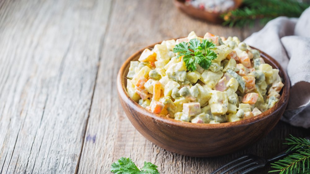 Bowl of potato salad