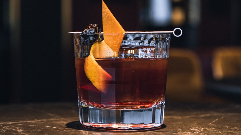 Close shot of an Old Fashioned 