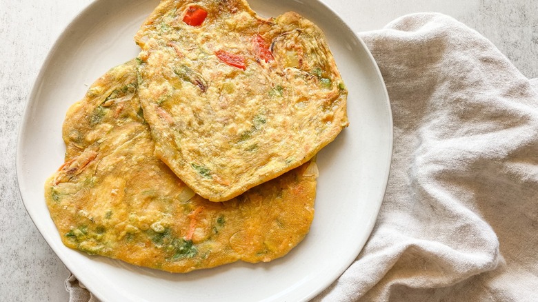 Mixed vegetable paratha