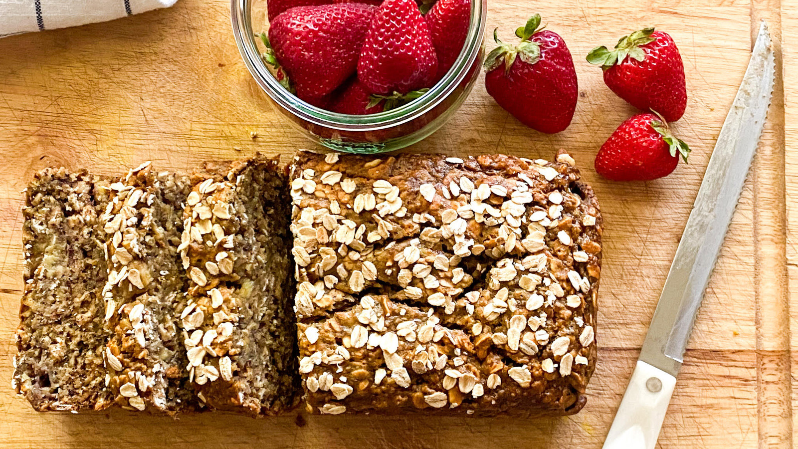 Moist Banana Oatmeal Bread Recipe