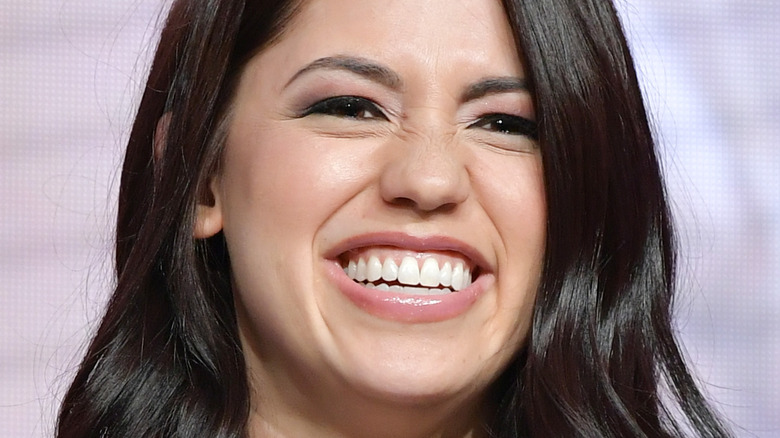 Molly Yeh smiling at an event