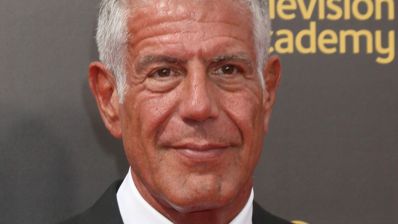 Anthony Bourdain at Emmy awards