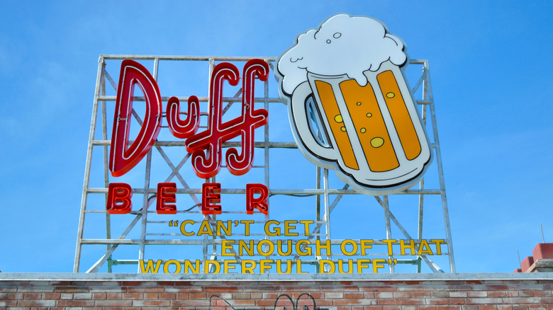 Duff beer sign at Universal Studios Orlando