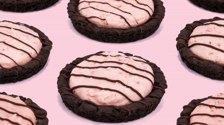 Chocolate Strawberry Cheesecake cookie