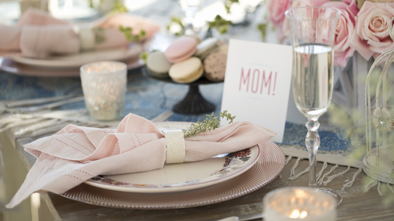 Mother's Day table setup