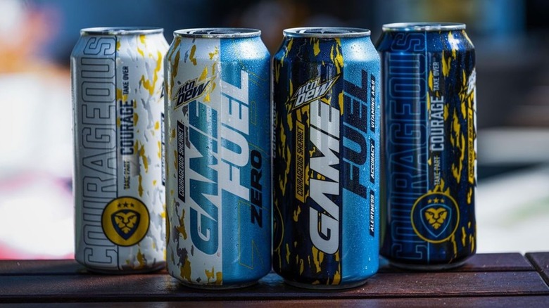 Game Fuel cans close-up