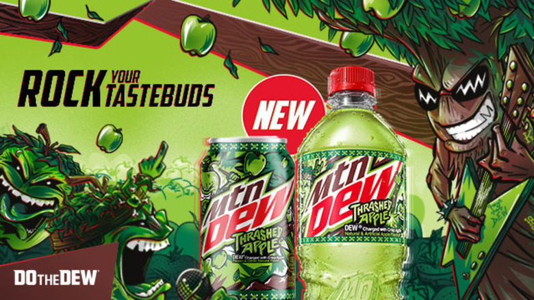 Mountain Dew Thrashed Apple ad