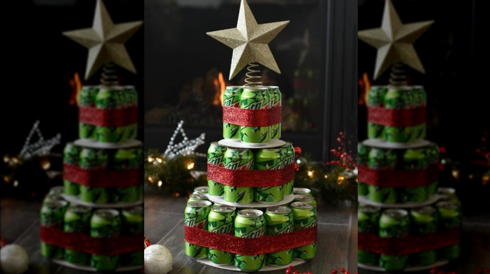 Mountain Dew Christmas tree