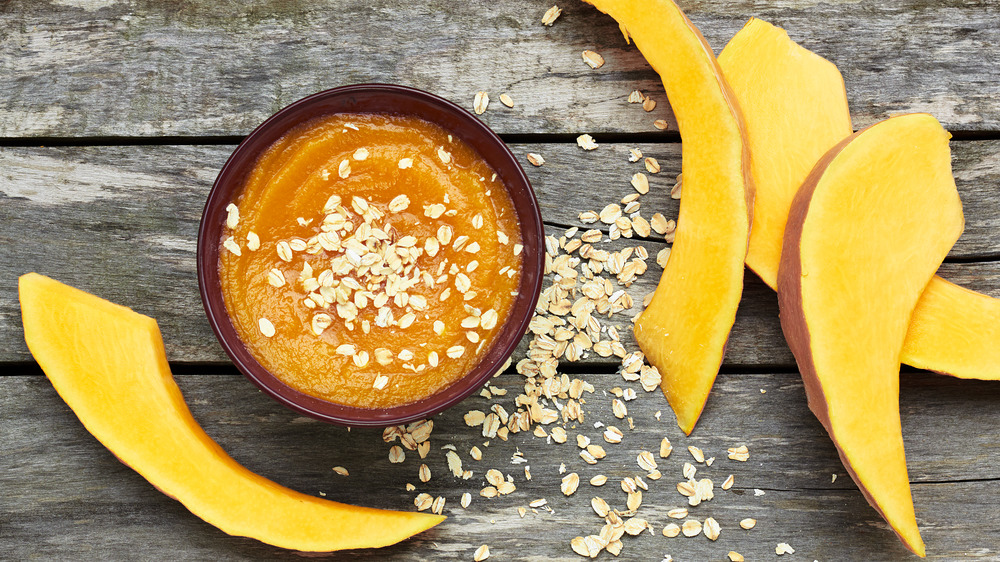 bowl of butternut squash soup