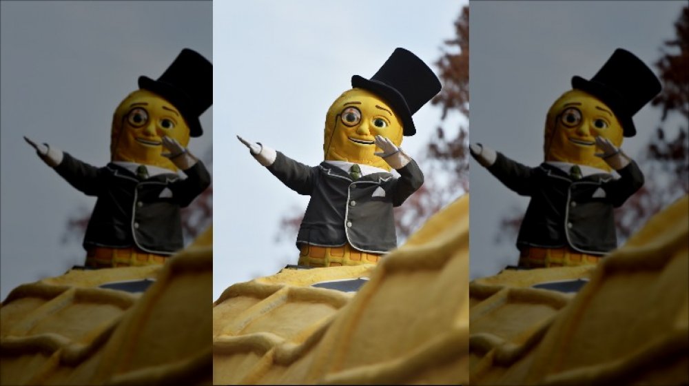 Mr. Peanut at the Macy's Thanksgiving parade