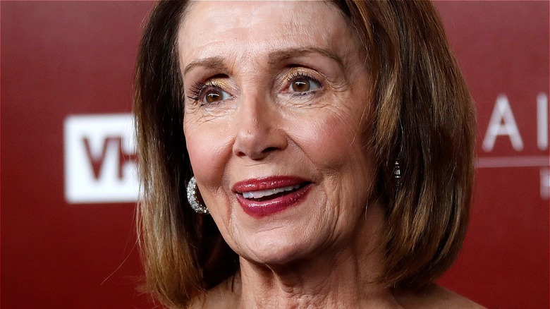 Nancy Pelosi smiling