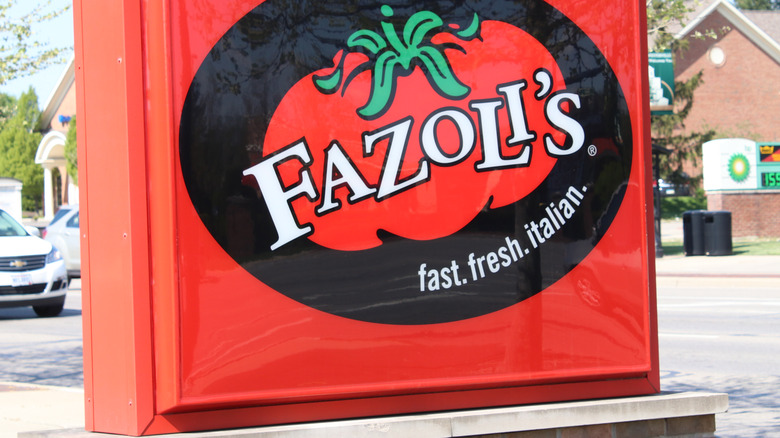 FAZOLI'S sign