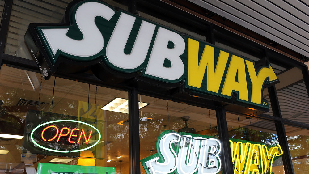 Subway sign