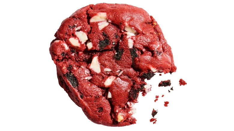 Insomnia Cookies red velvet cookies and cream
