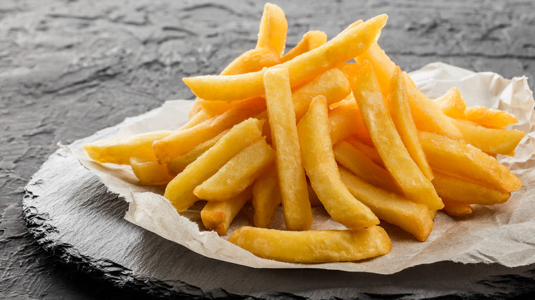 French fries on a plate