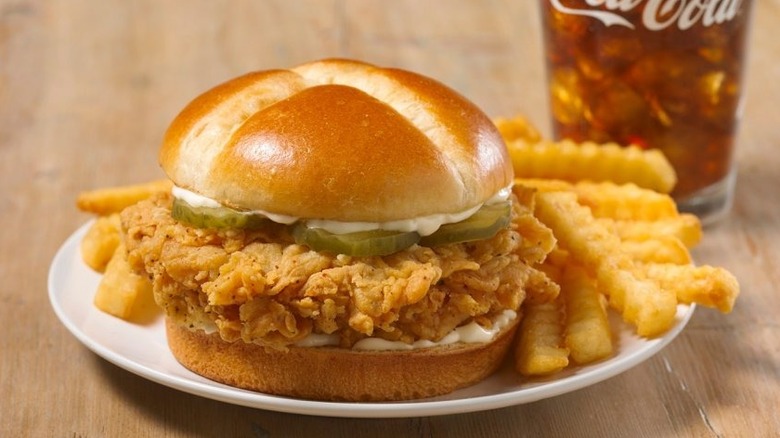 Church's fried chicken sandwich 
