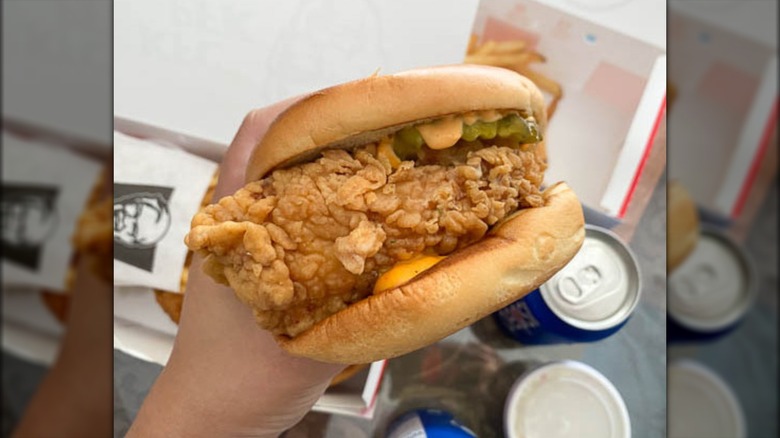 KFC chicken sandwich 
