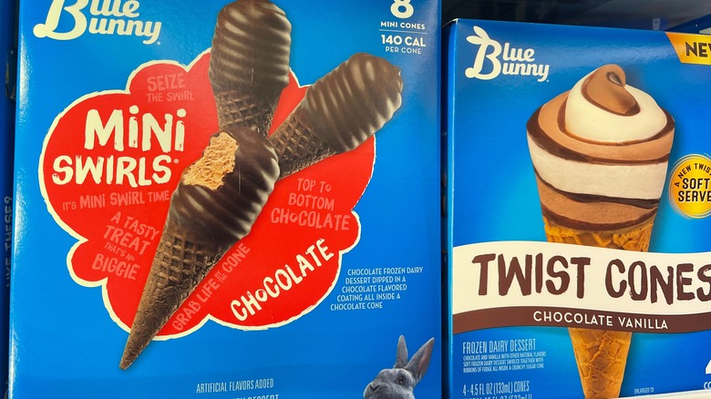 Blue Bunny cones