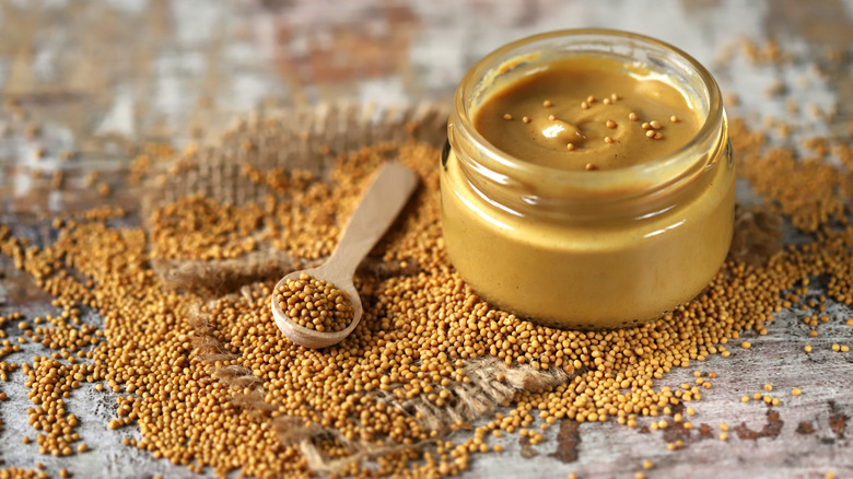 Mustard seeds and spread