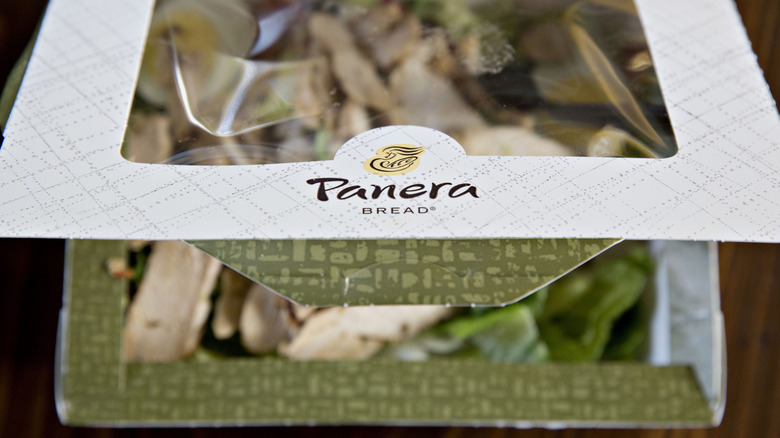 A Panera Bread to-go salad